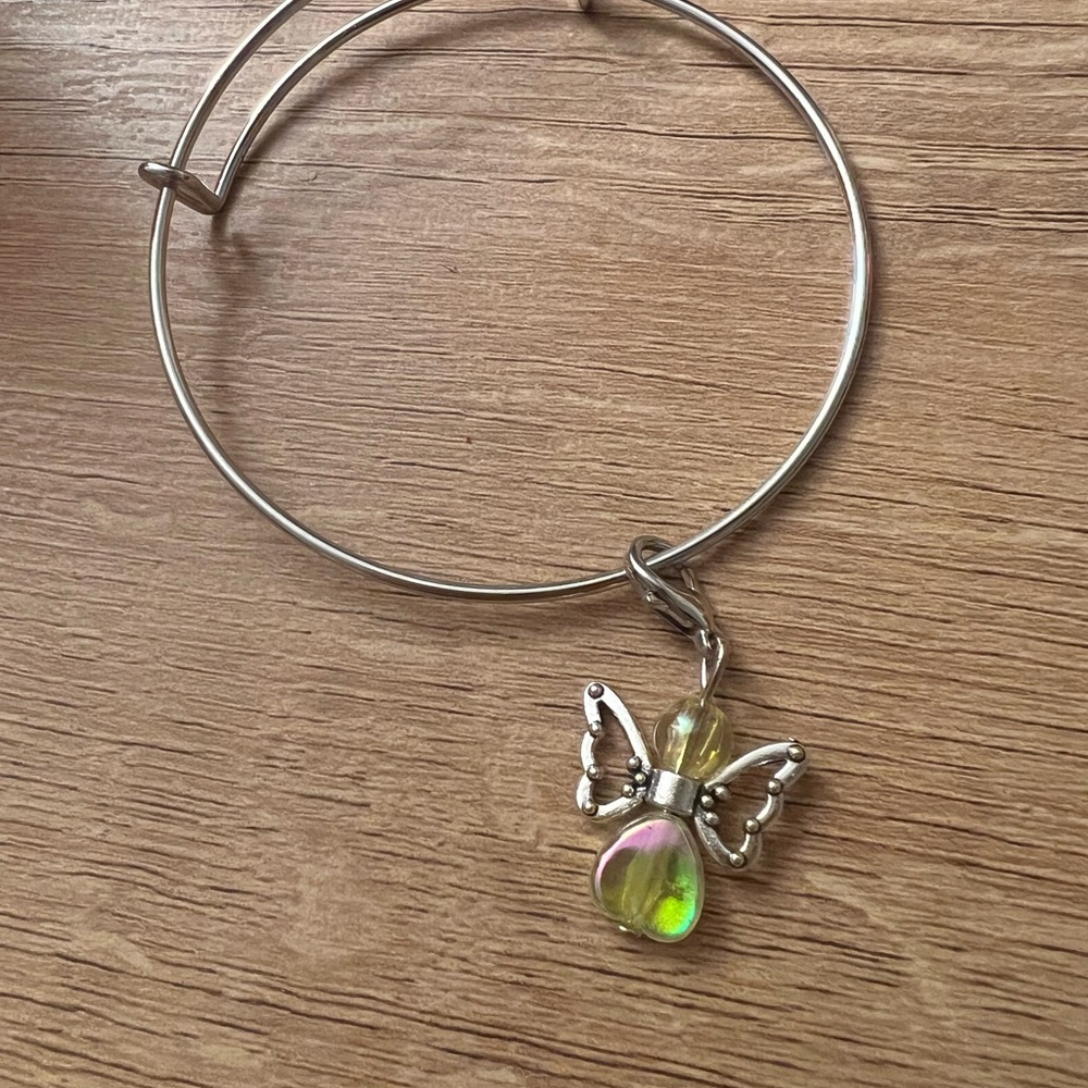 Yellow Angel Charm Bracelet